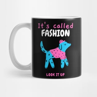 It's called fashion- blue stylish Dalmatian dog Mug